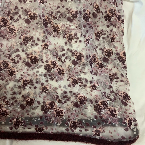 Chiffon pencil skirt - Picture 3 of 4